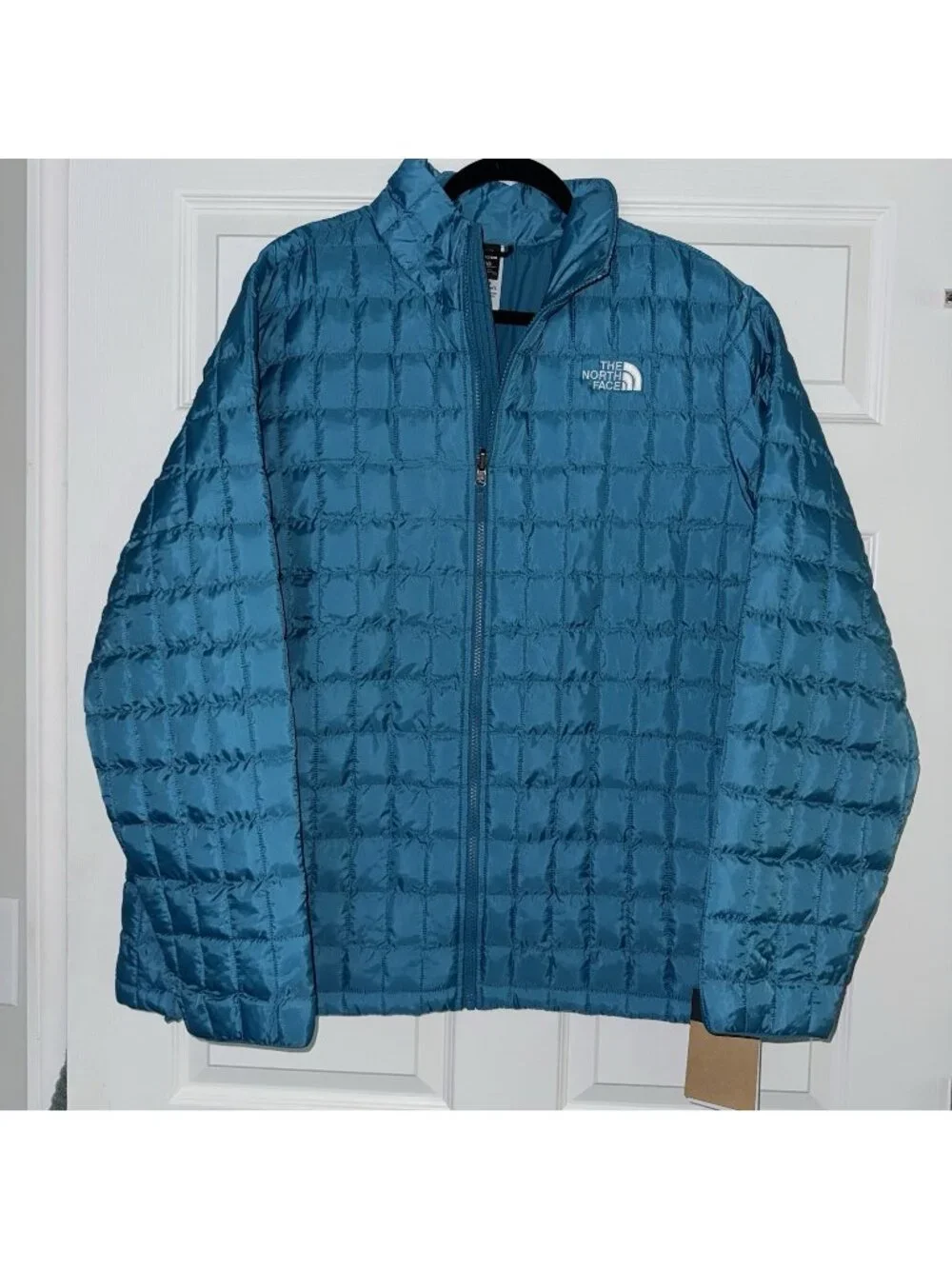 The North Face ThermoBall Jacket Digital Steel Blue Mens Size 2XL NEW